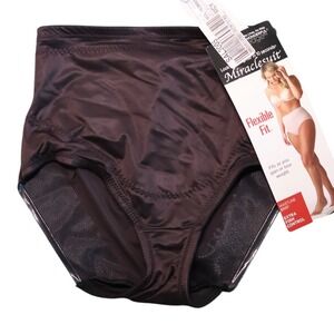 Miraclesuit Flexible Fit Waistline Brief Black M NWT